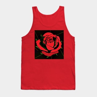 Red Rose Tank Top